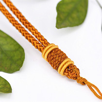 Woven Necklace Rope handmade DIY woven jade wire jade jade jade pendant with new male and female pendant with black brown