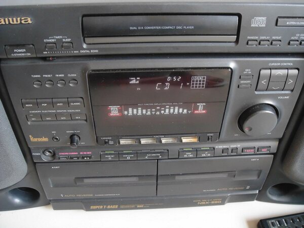 Подержанный тонкость новый день импорт AIWA/AIHUA NSX-990 сочетание звук главная эвм Пересечение функция нормальный ..