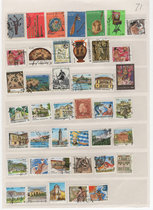 {Muzi Fairy Tale} C with foreign stamps Greek letters and sales stamps 1 yuan two