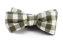 European synchronous hand-to-hand pure cotton hemp bow tie alternative contrast retro handmade trendy autumn and winter plaid navy