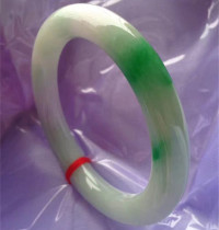 Natural old pit A goods emerald bracelet ice spring ribbon green round jade delicate moisture belt certificate KX017