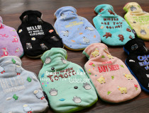 Korean style cute cartoon foam plush small water bag Autumn and winter warm hand water injection hot water bag warm water bag