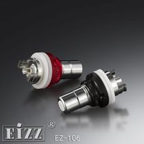 EIZZ custom EZ-106 Phosphor bronze plated real gold ultra-thick silver plated Teflon RCA signal holder Audio holder