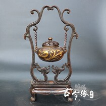 New products Antique gilt pendant Antique antique bronze incense sandalwood incense decorative ornaments Collection hanging incense burner