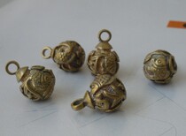 Old copper button Pisces old copper button solid old copper button Tang suit extra large solid old copper buckle