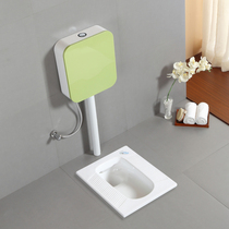 Ceramic household squat urinal flushing water tank Full set of ceramic stool deodorant squat toilet Squat urinal
