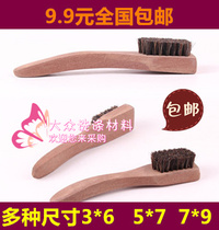 Laundry To Stain Brushed Plate Brush Knockdown Brushed Pig Hair Brush Shoes Brushed Soft Hair Brush Durable Plate Brush