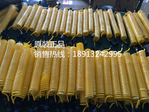 Silicon wafer machine cleaning dust removal acid and alkali resistant PE Coil Hose JN-5N TN-5N joint yellow telescopic hose