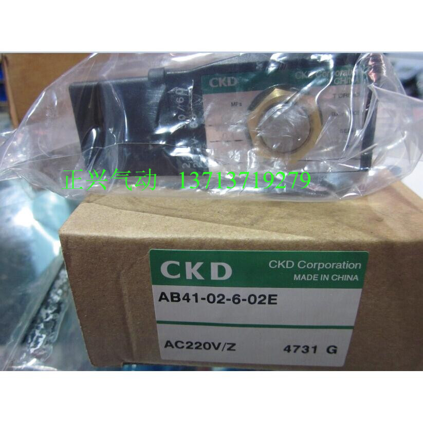  New original CKD solenoid valve AB41-02-6-02E AC220V Delivery time about 20 days    