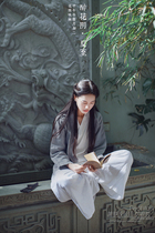 Suer (Chinese clothes) Chinese retro Han element clothing female Republic of China style Ramie City breeze leisure White