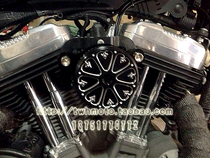 Apply Harley XL883 XL1200 X48 72 CNC retrofit air filter aluminum core retro filter