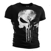 Night Magic Punisher Grand Skull and skull T-shirt THE PUNISHER DAREDEVIL