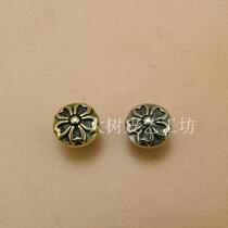 Copper cloth buckle leather leather carving leather belt decorative buckle (TC82)