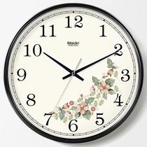 Madding fashion wall clock Living room office simple mute clock wall watch creative quartz clock perpetual calendar D342