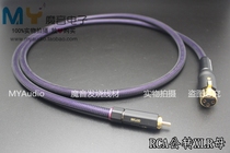 Netherlands VDH Van Denghao 65g silver-plated fever RCA to XLR Canon line balance to non-balance