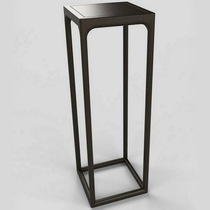 New Chinese flower shelf solid wood flower shelf a few watercurlyu art splicing corner a few rear modern decent board room furniture