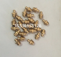 Full of pure copper butter nozzle Butter nozzle Universal oil gun head straight butter nozzle M6 M8 M10 M12 M16