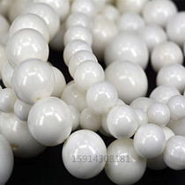 Natural non-optimized shun white shell scattered beads DIY jewelry accessories Buddha beads beads 6-16MM