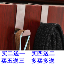 Finishing adhesive hook stainless steel door back type coat adhesive hook no trace double use adhesive hook 2 card 4 only