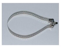 SMC-type mini cylinder magnetic switch fixing piece strap inductive switch universal stainless steel strap