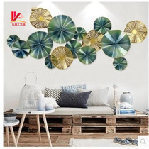 Pastoral French three-dimensional wrought iron wall metal wall decoration flower living room wall hanging porch creative wall decoration