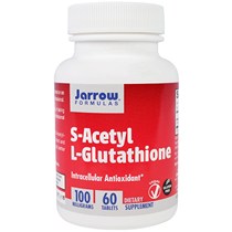 Stock Jarrow Formulas Glutathione Capsules Protect Liver 100mg 60 Capsules