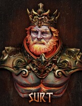 Resin bust 1 10 King 41