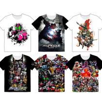 Kamen Rider Series student full color T-shirt short sleeve shirt dress customization