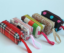 Cute coin bag hand carry small bag Korean rectangular coin wallet buy vegetable bag canvas bag 19