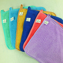 Korean hand towel universal kitchen rag hanging water absorbent non-hair square towel 3 Pack