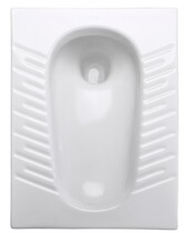 ITHINK BATHROOM WITH WATER TRAP Ceramic Squatting Pit Squatting Potty Toilet Cistern Water Tank Deodorant with S BEND SQUATTING PAN D235Q