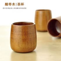 Natural wood cup creative retro restaurant wooden cup Home Wooden glass big belly Cup classical three countries wooden cup