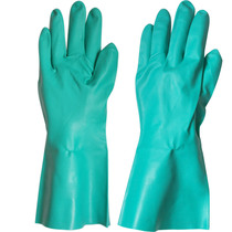 Dongxing 278 Solvent Resistant Gloves Oil-Resistant Dingqing Gloves Cotton Hair Kerosene Resistant Gasoline Resistant 30cm Gloves