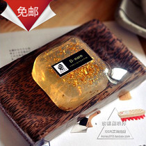 Thailand original imported gold foil soap goat milk Gold soap cleansing soap