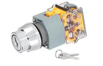 Tianbo Button LAY39B-20Y 3-position Key Button Activation Button Switch Screw Fixed