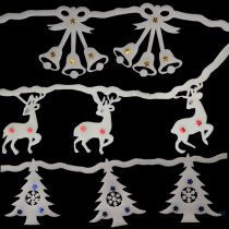 Xibao Christmas decoration pendant foam shape flower hotel shopping mall window Christmas tree snowflake landscape chain