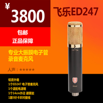 Original licensed EDMiCN original Feile ED247 professional large diaphragm tube recording microphone K song microphone
