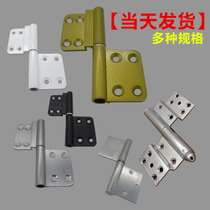 Toilet door hinge Toilet aluminum alloy vintage hinge Removable concealed hinge Plastic flat opening with thick