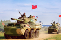 HobbyBoss small number hand 1:35 China PTL-02 wheeled assault gun 82485 assembly model