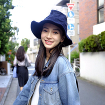 Star same hat girl baby Korean solid color flat top fisherman hat fashion personality Korean trend basin hat man