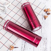 Liyang life year red female student masculinity portable double stainless steel creative literature and art insulation cup water cup