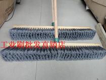 Industrial brush floor brush long handle cleaning brush floor cleaning brush flowering encrypted nylon wire sweeping brush long handle