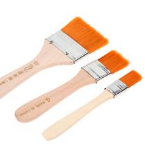 Painted Nylon Plate Brush Painted oil painting brushes Fine art Supplies propylene paintbrush Hard brush Painting brush base tattoo brush