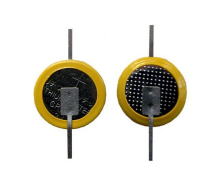 CR1220 3V 180 degree solder foot button battery with solder foot battery Shoe light battery 1220 battery