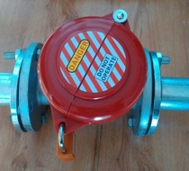 duuke plug valve Rotary valve lock handle Removable ball valve lock management safety lock V41