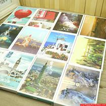 Beautiful scenery ancient style scenic spots retro creative Hayao Miyazaki postcards 32 boxed sets