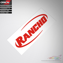 Rancho sticker decal slingshot spring suspension modified car sticker Off-road vehicle modified car sticker flower