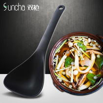 Korean creative alloy rice spoon soup spoon Kitchen long handle rice spoon rice shovel large non-stick hot pot spoon rice scoop