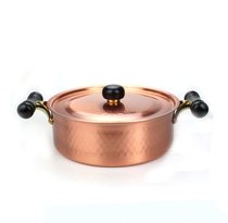 Japanese made Shin Kwangtang Shuanger Japanese hot pot pure copper extension shallow 24cm copper hot pot