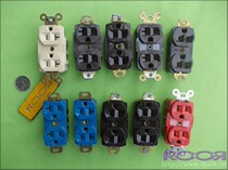 Original American USA Robe Huber HUBBELL full copper audio high-end socket